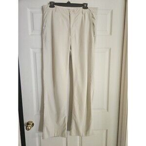 FootJoy Mens Size 34X32 Tan Flat Front Performance Golf Pants Light Khaki